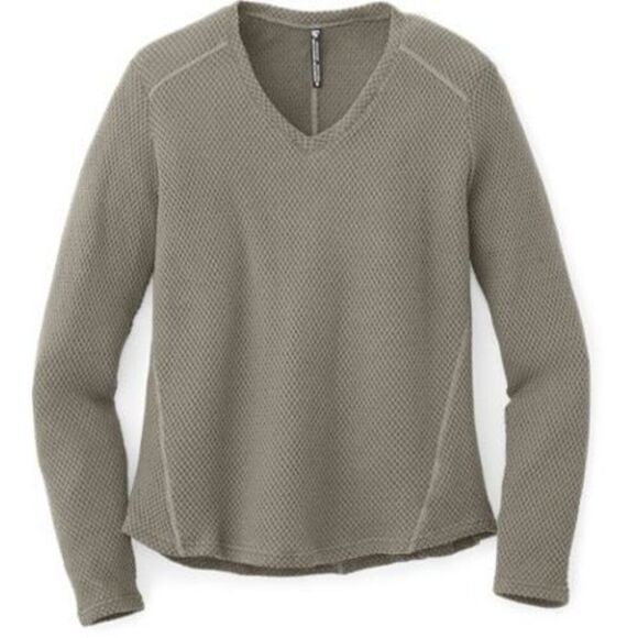 KUHL Lyrik Long Sleeve Lightweight V- Neck Sweater Top Women’s Small - Picture 3 of 13